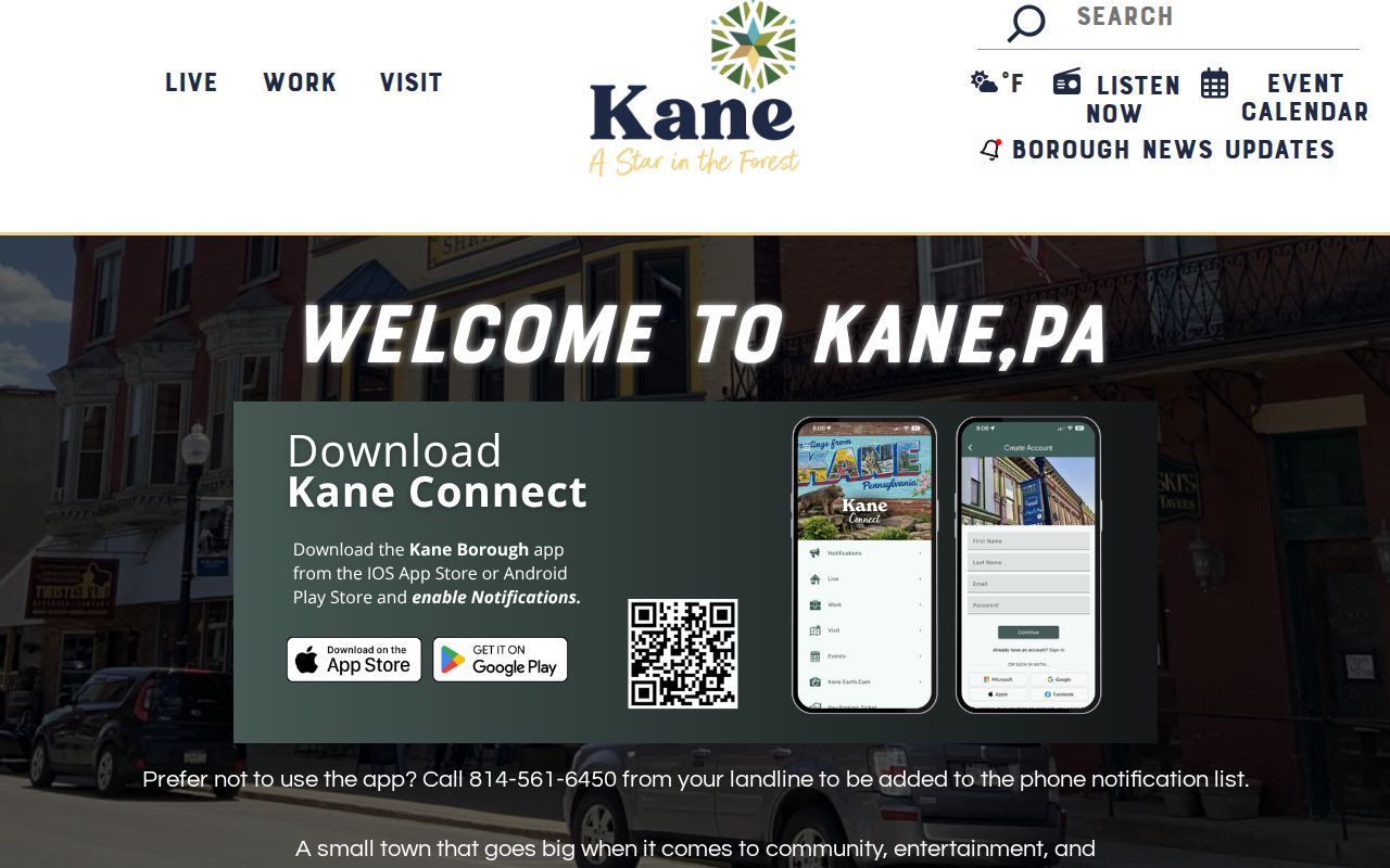 Kane criminal records borough building information