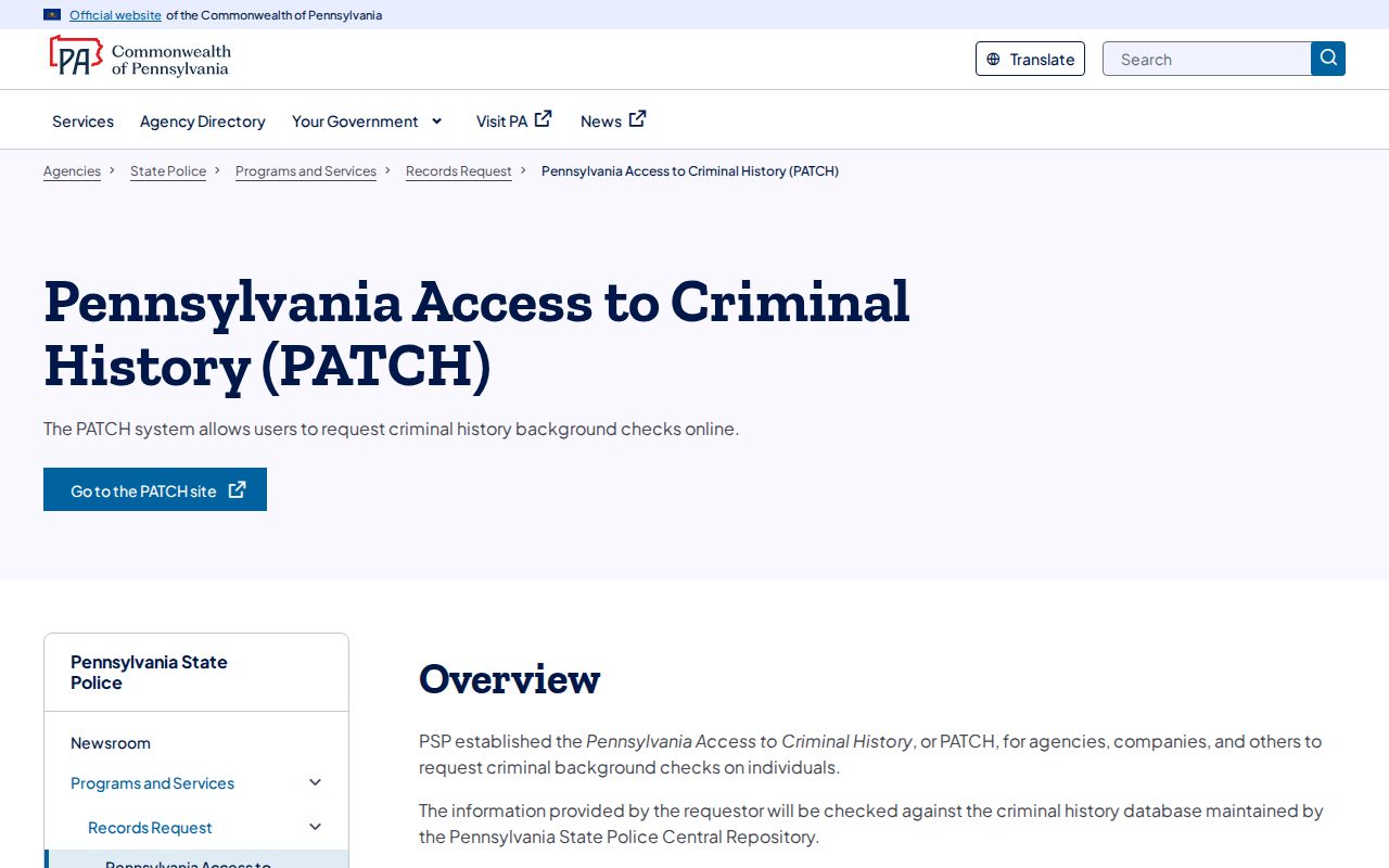 Official PATCH overview for McKean County criminal records